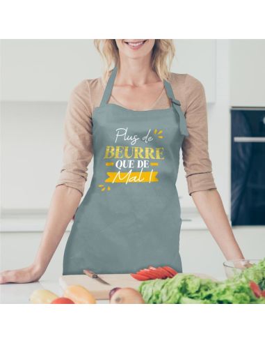 Tablier cuisine humoristique – Plusieurs messages et couleurs