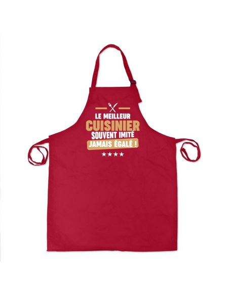 Tablier cuisine humoristique – Plusieurs messages et couleurs