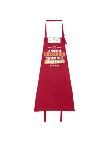 Tablier cuisine humoristique – Plusieurs messages et couleurs