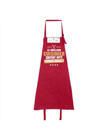 Tablier cuisine humoristique – Plusieurs messages et couleurs