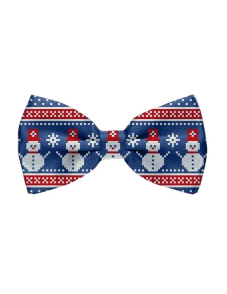Noeud Papillon Motif Noël "Vraiment Moche" -  12 modèles Différents