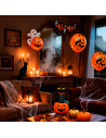Kit Complet 28 Ballons Halloween - Décoration Festive Chauve-Souris, Fantômes et Citrouille