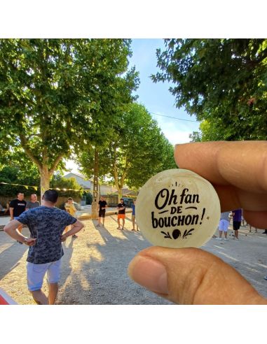 Lot de 3 Cochonnets de Pétanque en Bois avec Message