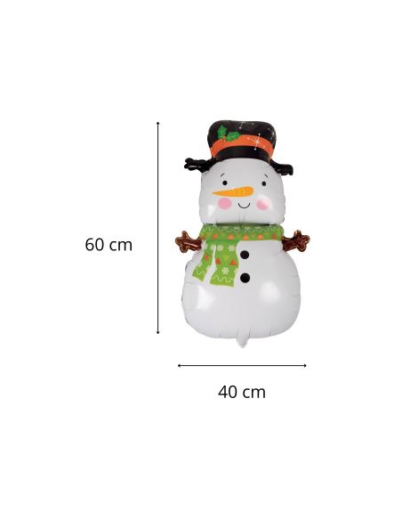 Ballon Aluminium Noël - 3 modèles Disponibles