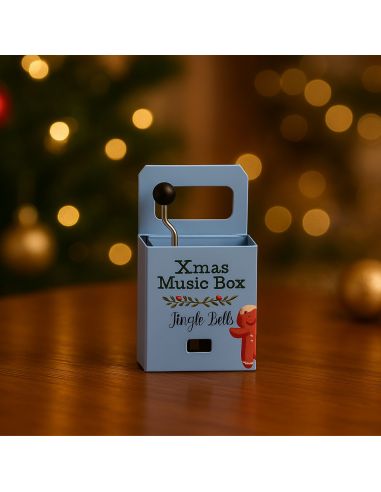 Boîte à Musique de Noël à Manivelle - Disponible en 4 Modèles