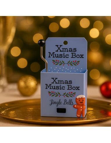 Boîte à Musique de Noël à Manivelle - Disponible en 4 Modèles
