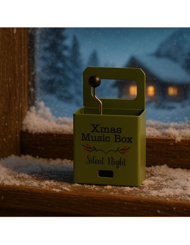 Boîte à Musique de Noël à Manivelle - Disponible en 4 Modèles