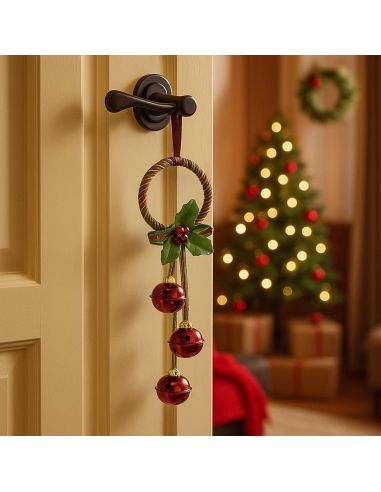 Décoration Thème Noël pour poignée de porte