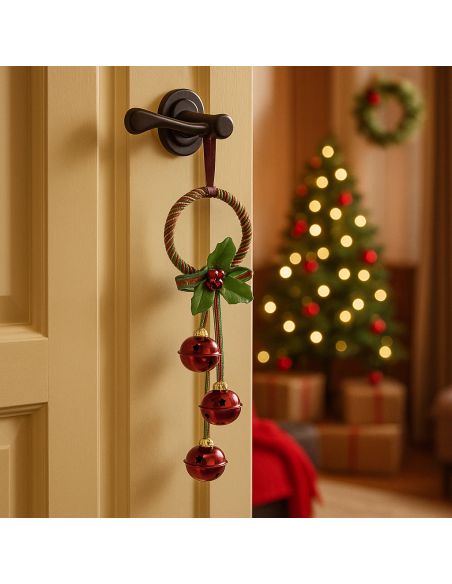 Décoration Thème Noël pour poignée de porte
