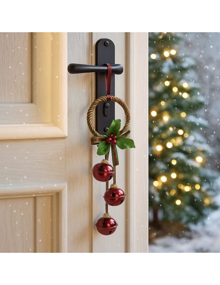 Décoration Thème Noël pour poignée de porte
