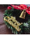 Lot de 6 Mini Couronnes de Noël – Ø 7 cm – Décoration en Plastique
