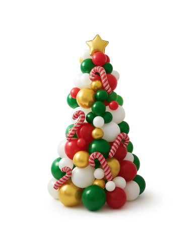 Kit Arche Ballons Sapin de Noël - 86 Pièces