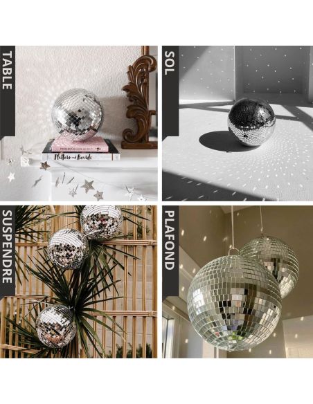 Boule à facettes - Diamètre 15 cm