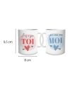 Coffret Duo de Mugs "Il n’y a que TOI… qui rime avec MOI"