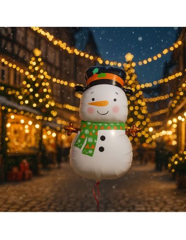 Ballon Aluminium Noël - 3 modèles Disponibles