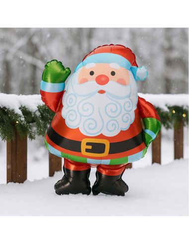 Ballon Aluminium Noël - 3 modèles Disponibles