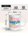 Coffret Mug "Miss Chieuse – Option Parfaite" + Chaussettes glitter