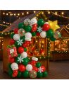 Kit Arche Ballons Guirlande de Noël - 76 Pièces