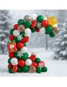 Kit Arche Ballons Guirlande de Noël - 76 Pièces