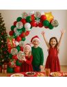 Kit Arche Ballons Guirlande de Noël - 76 Pièces