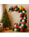 Kit Arche Ballons Guirlande de Noël - 76 Pièces