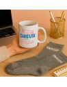 Coffret Mug "Miss Chieuse – Option Parfaite" + Chaussettes glitter