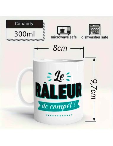 Coffret cadeau Mug & Chaussettes – Le Râleur de Compét’