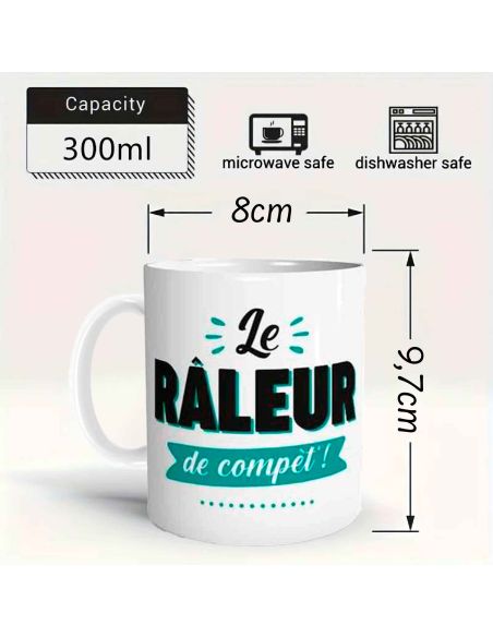 Coffret cadeau Mug & Chaussettes – Le Râleur de Compét’