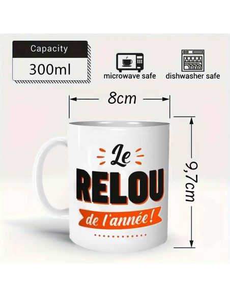 Coffret cadeau Mug & Chaussettes – Le Relou de l’année