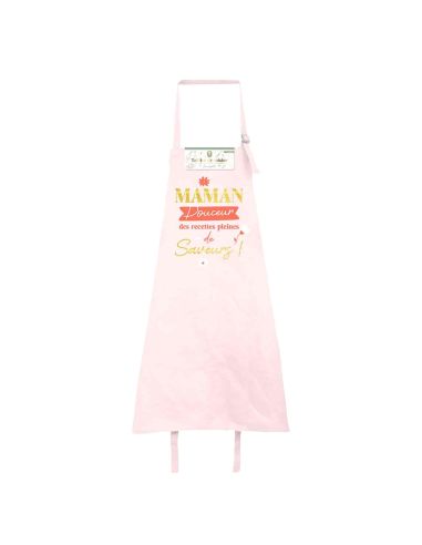 Tablier de cuisine rose – Maman, Douceur des recettes pleines de saveurs