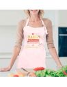 Tablier de cuisine rose – Maman, Douceur des recettes pleines de saveurs