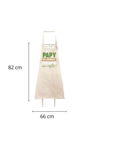 Tablier de cuisine Papy – Aux fourneaux, c’est comme au resto !