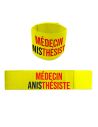 Brassard Jaune "Médecin Anesthésiste" – avec Velcro
