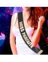 Écharpe Miss à Paillettes Humour – Accessoire Déguisement ou Cadeau