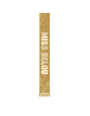Écharpe Miss à Paillettes Humour – Accessoire Déguisement ou Cadeau