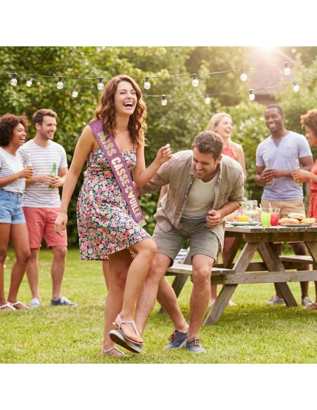Écharpe Miss à Paillettes Humour – Accessoire Déguisement ou Cadeau