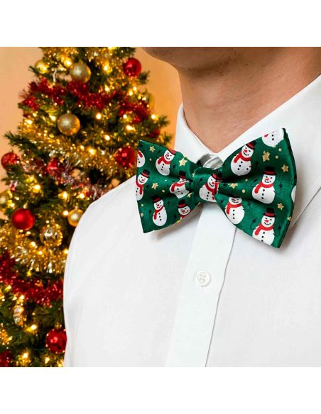 Noeud Papillon Motif Noël "Vraiment Moche" -12 modèles Différents