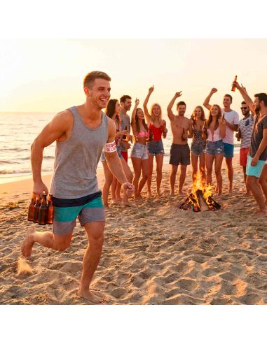 Brassard Humoristique "Secouriste de l’Apéro" – avec Velcro