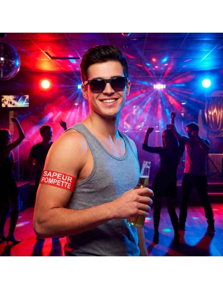 Brassard Humour Rouge – "Sapeur Pompette"