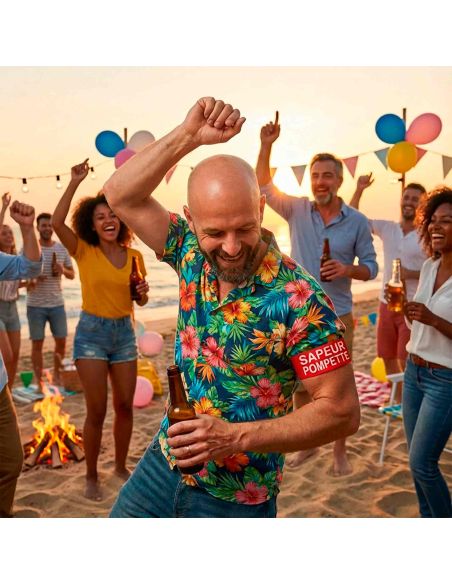 Brassard Humour Rouge – "Sapeur Pompette"