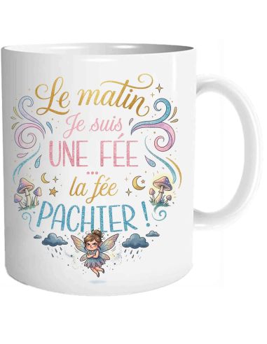 Mug humoristique "La fée Pâchier" – Le mug du matin