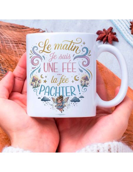 Mug humoristique "La fée Pâchier" – Le mug du matin