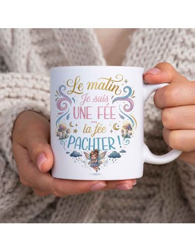 Mug humoristique "La fée Pâchier" – Le mug du matin
