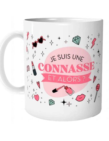 Coffret Cadeau Mug & Chaussettes – “Je suis une connasse, et alors ?”