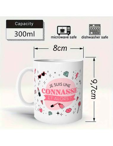 Coffret Cadeau Mug & Chaussettes – “Je suis une connasse, et alors ?”