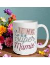 Mug à Paillettes "le Mug de la Super Mamie" - Dimensions : 11,5 x 9,7 x 8 cm
