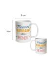 Mug à Paillettes "Meilleure Marraine du Monde" - Dimensions : 11,5 x 8 x 9,7 cm