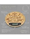 Balance de cuisine numérique en bois de bambou – 5 kg – Extinction automatique