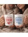 Coffret Duo de Mugs "Il n’y a que TOI… qui rime avec MOI"