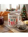 Coffret Mug "La belle nuit de Noël" + Boule à thé cœur